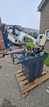 Lintzaagmachine optimum 280 Inclusief rollenbaan