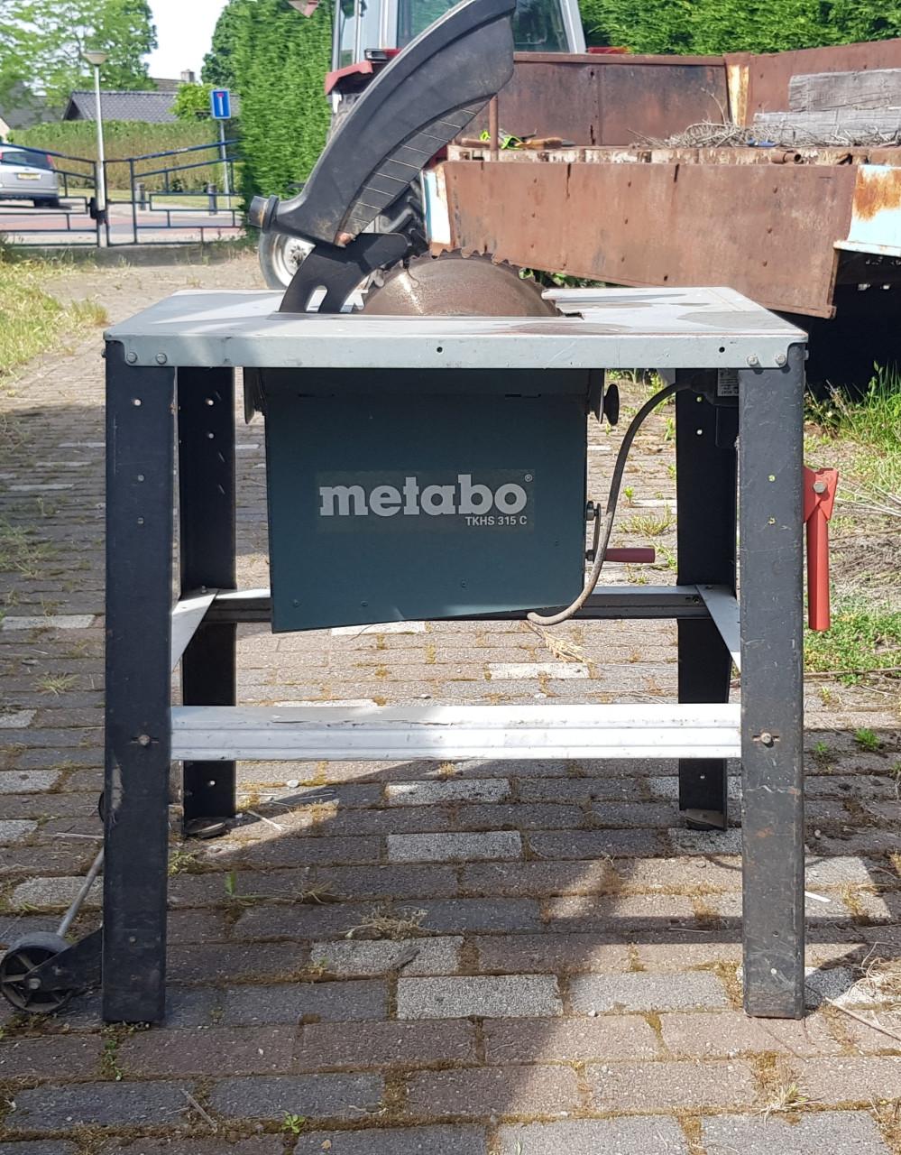 Tafelzaag / bouwcirkelzaak metabo