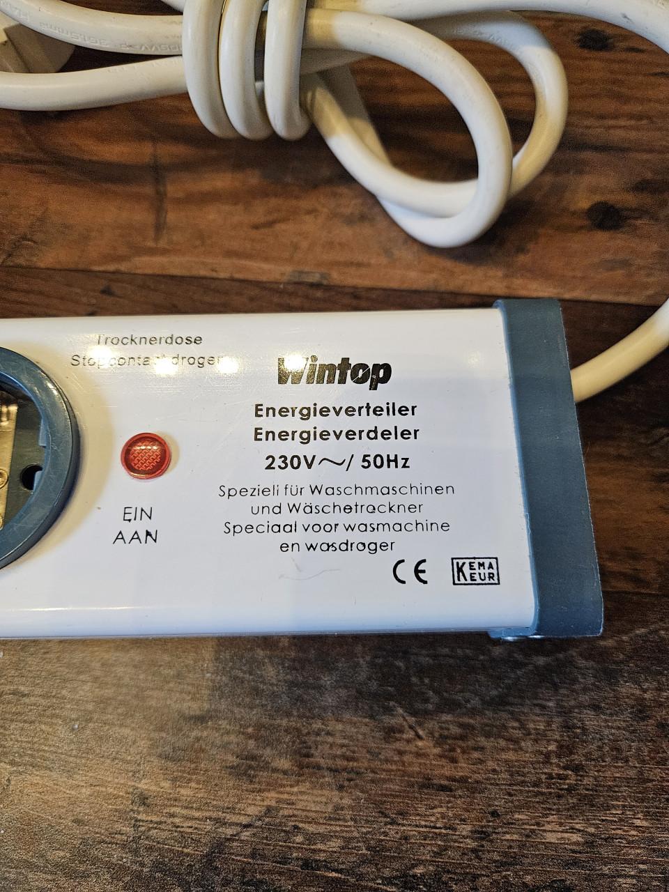 Zgan Wintop Energieverdeler voor wasmachine en wasdroger