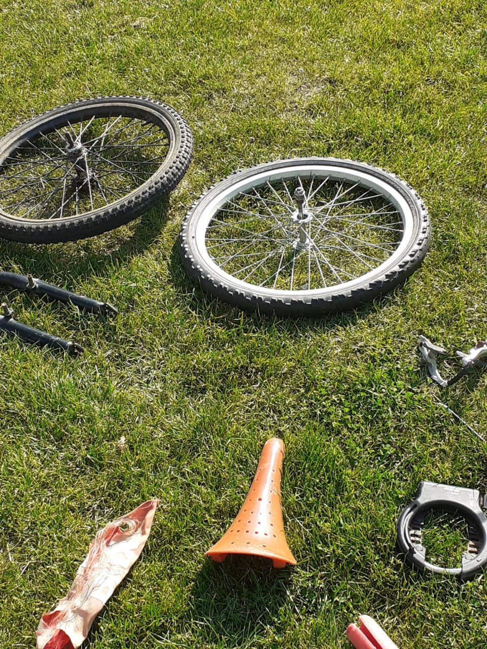 Diverse onderdelen crossfiets / BMX