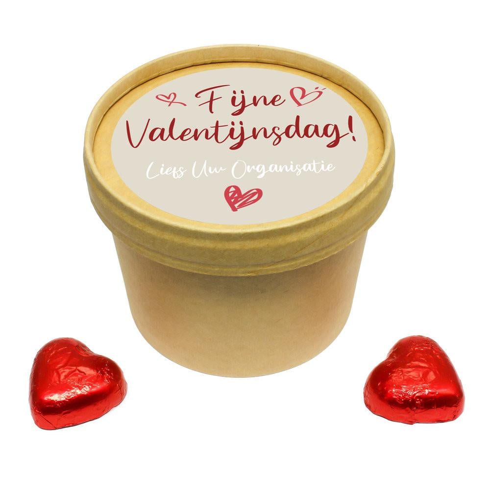 Valentijn bedankjes -rode hart cadeautjes