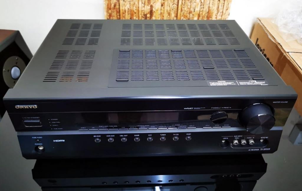 Refurbished, ONKYO TX-SR508 7.1 Surround. Zwart. Nu 125 euro