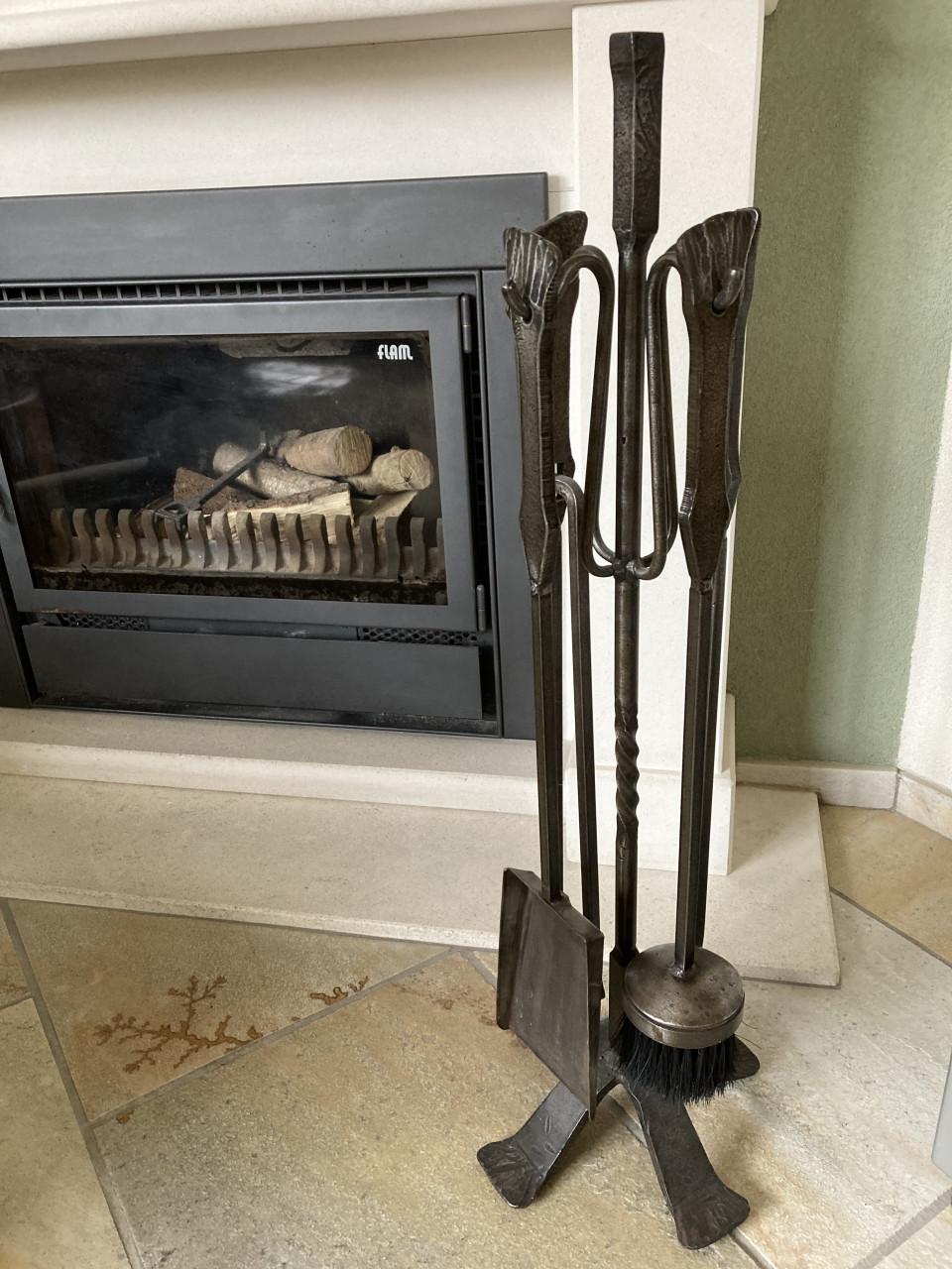 Smeedstalen haardstel