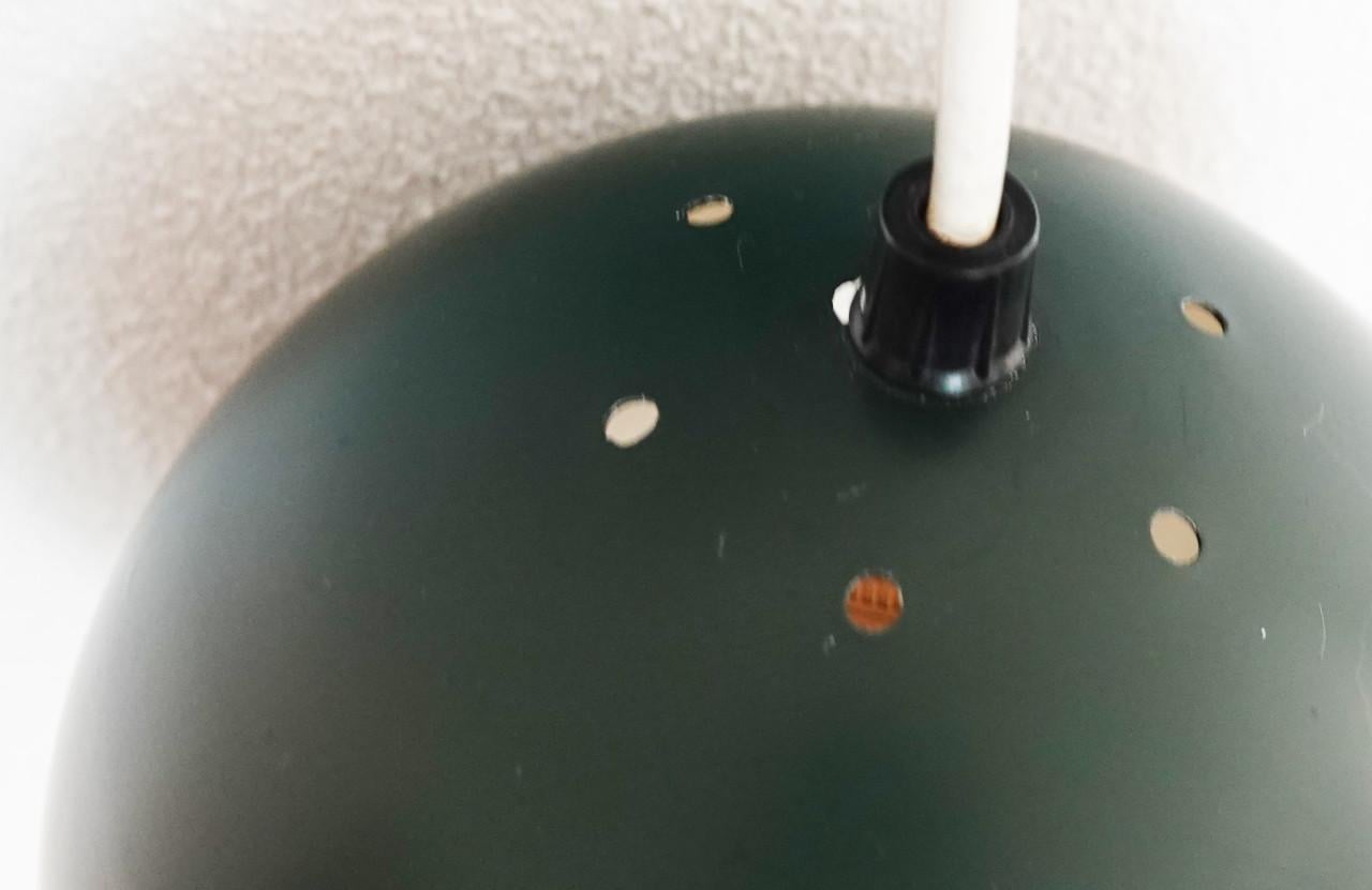 HALA vintage space age hanglamp "Dot" donkergroen