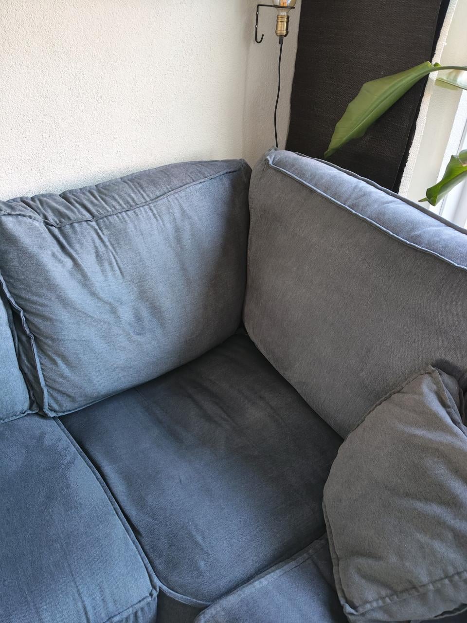 Mooie hoekbank antraciet
