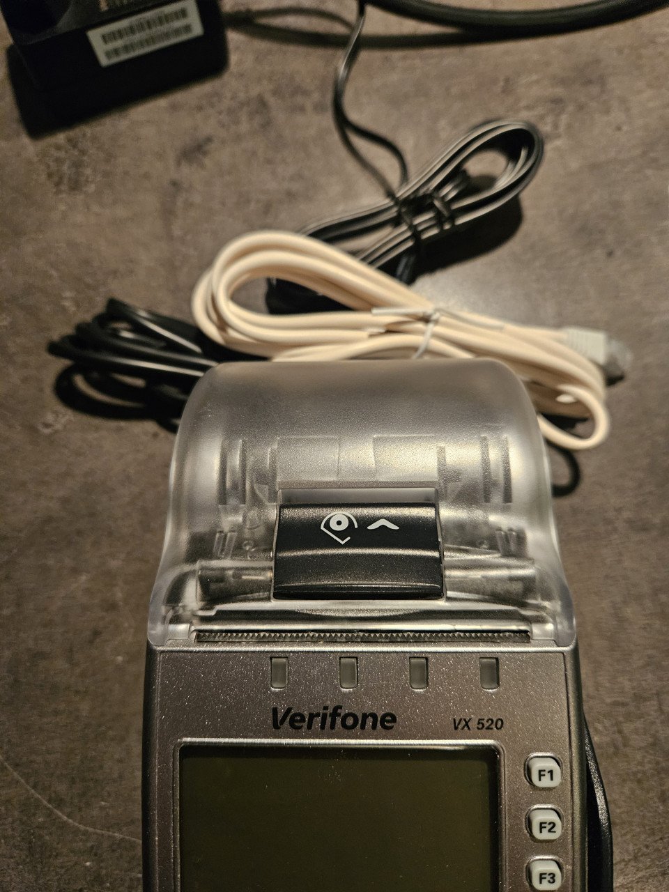 Werkende Verifone VX 520 een veelgebruikte betaalautomaat
