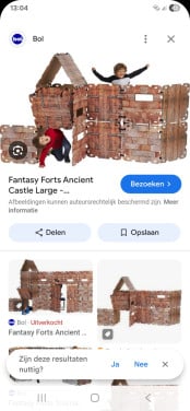 Fantasie fort speelgoed