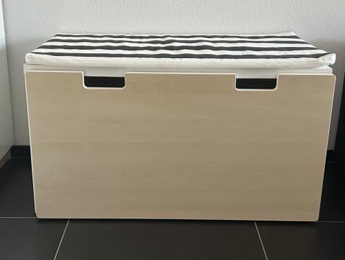 Speelgoedkist (bank/bureau/zitkussen)