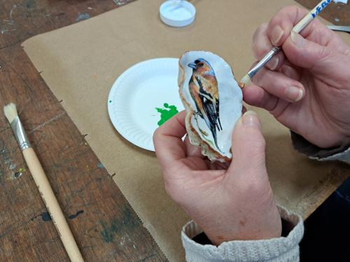 Workshop Decoupage op Oesterschelpen – dinsdag 17 februari