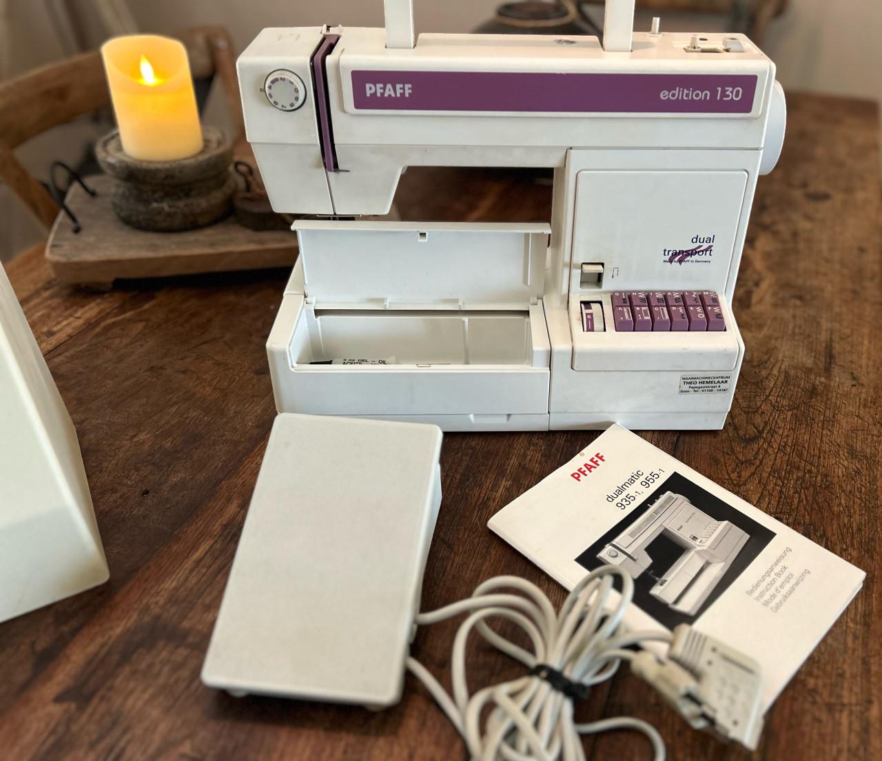 Pfaff Edition 130 naaimachine met IDT en originele koffer