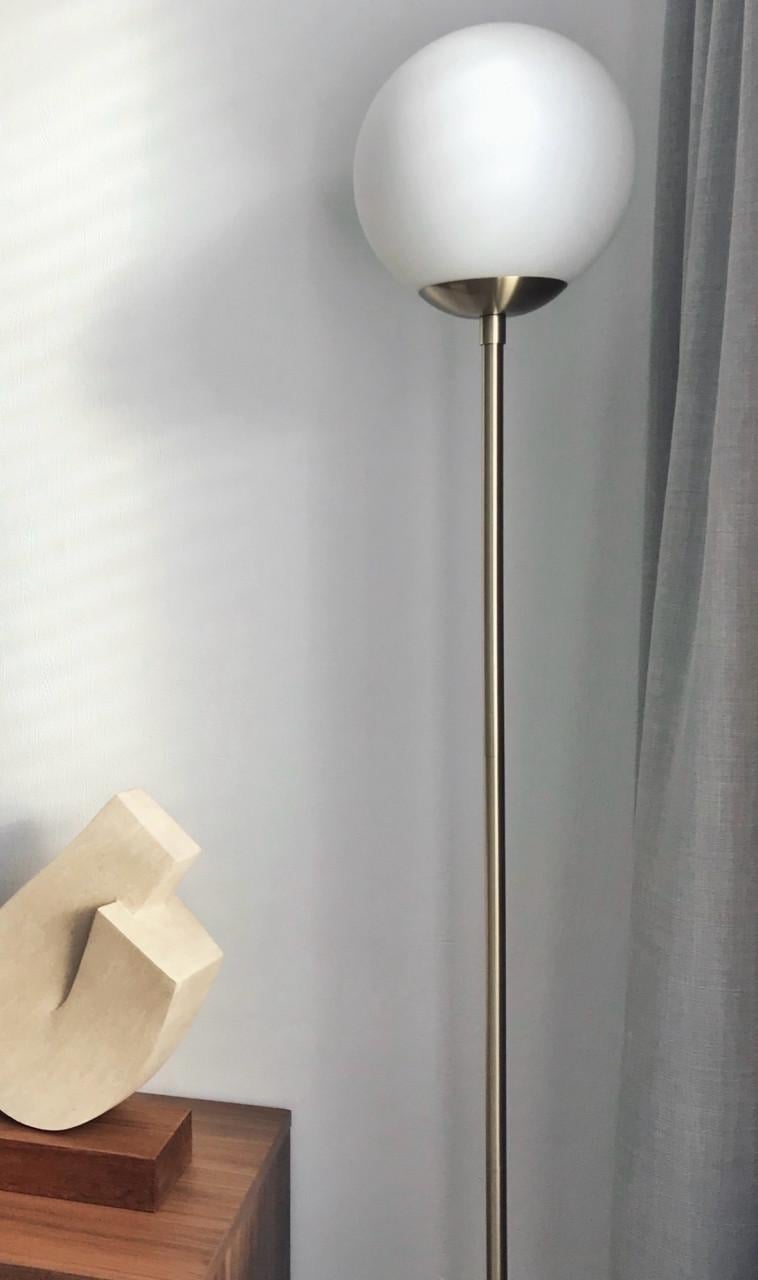 Staande lamp met marmeren voet