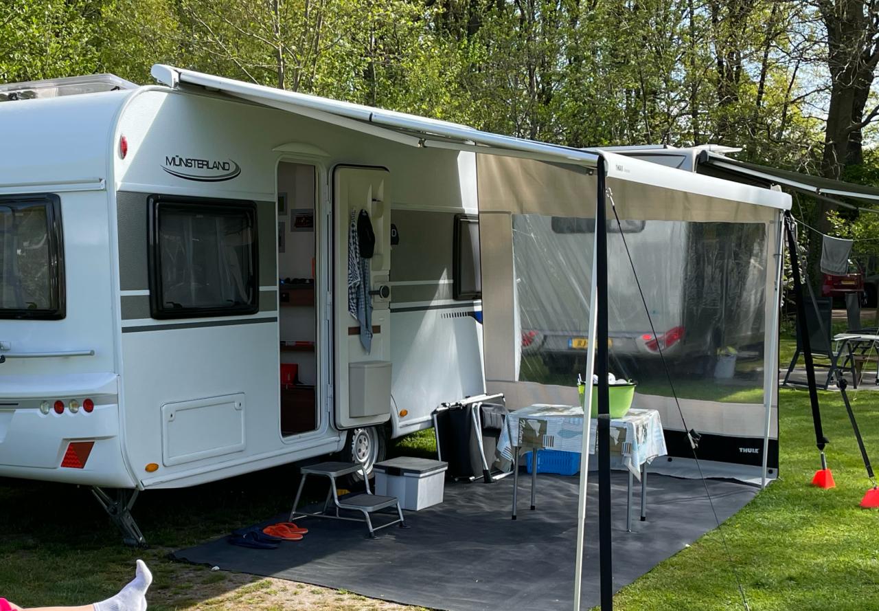 2 zijwanden voor Thule luifel