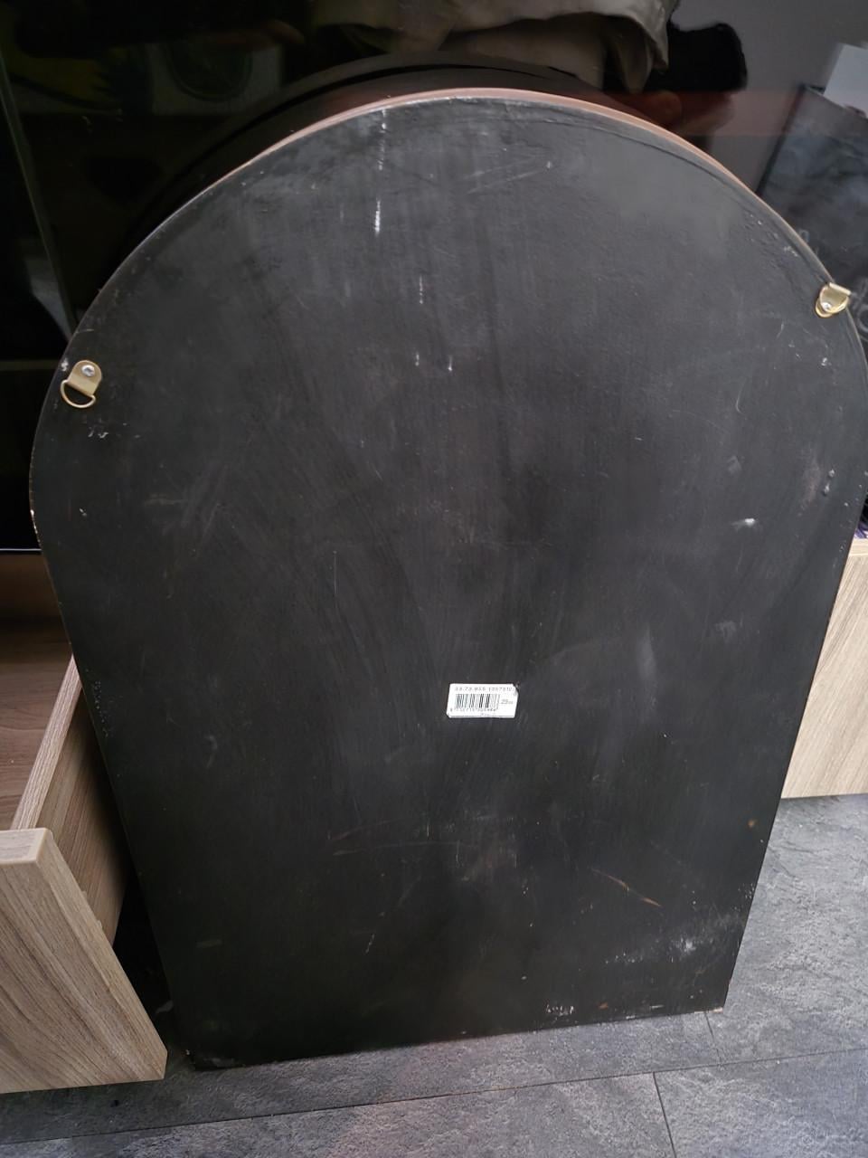 Vintage houten wanddecoratie beren. Afm. 60x40 cm bruine lijst