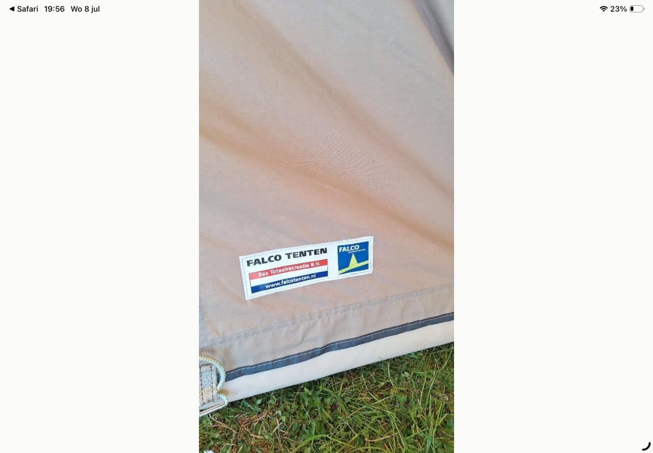 Tent Dwergarend Falco Baco