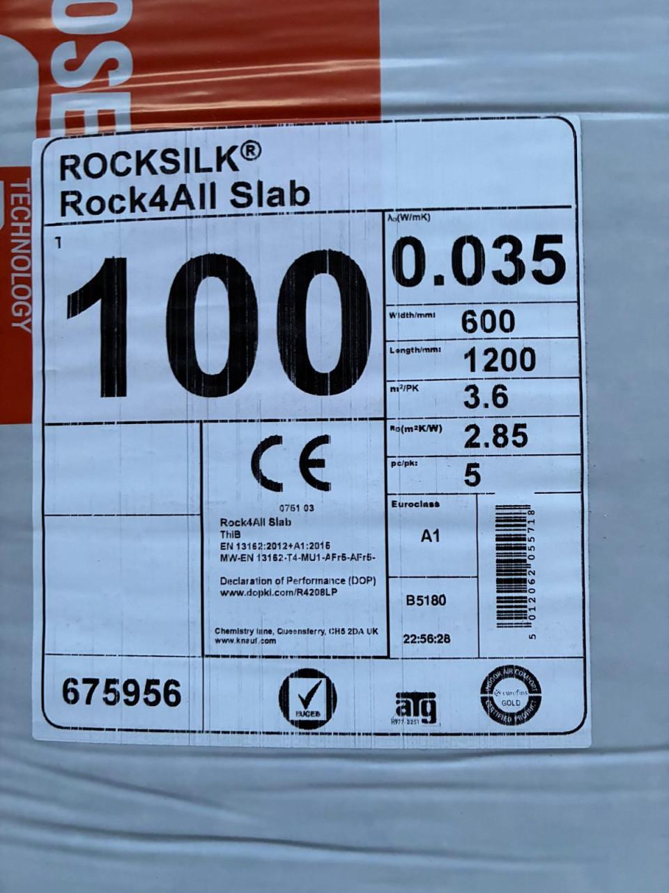 Isolatie Rock4All Universele rotswol Isolatieplaten