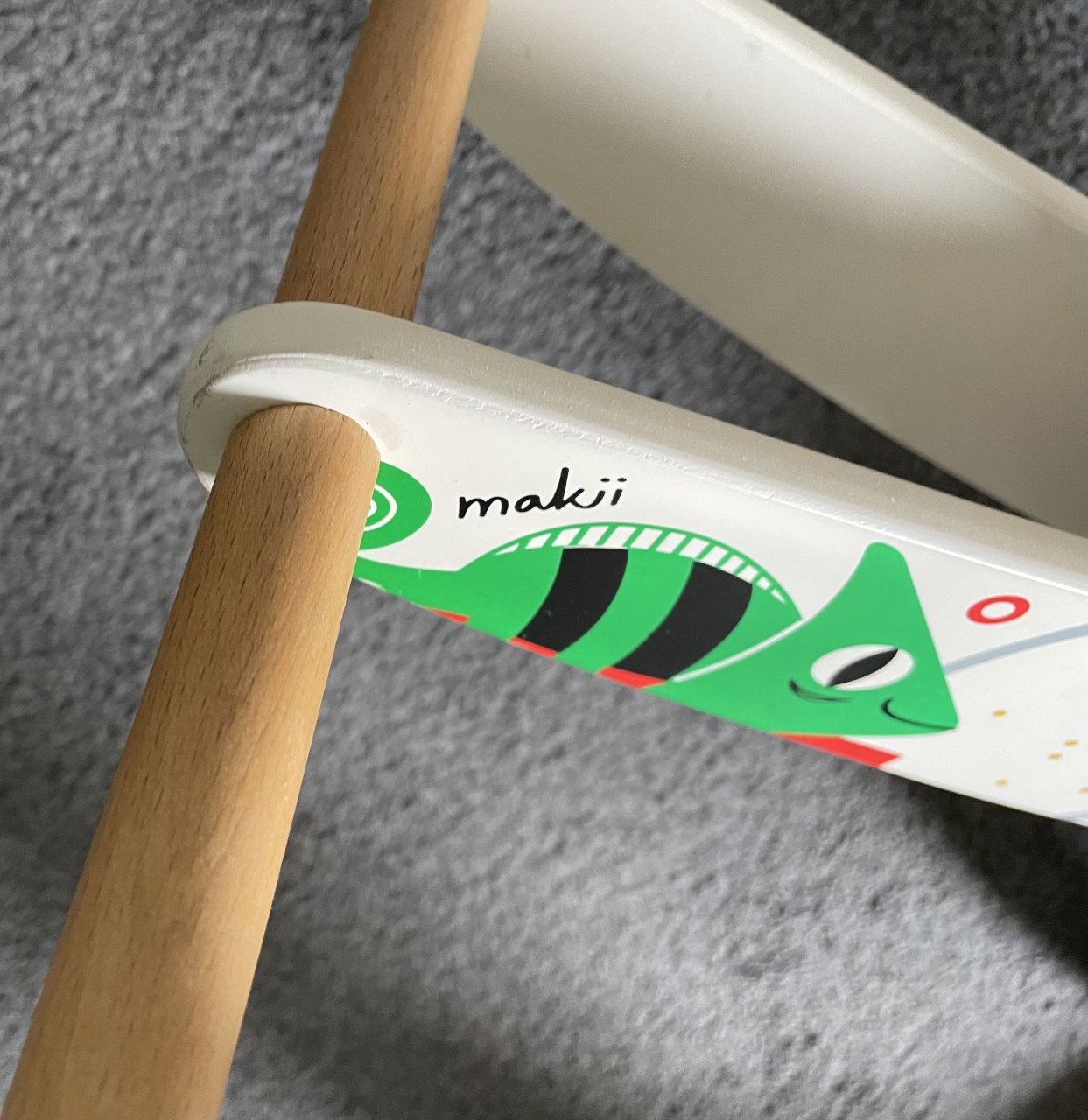 Prachtig houten loopfietsje