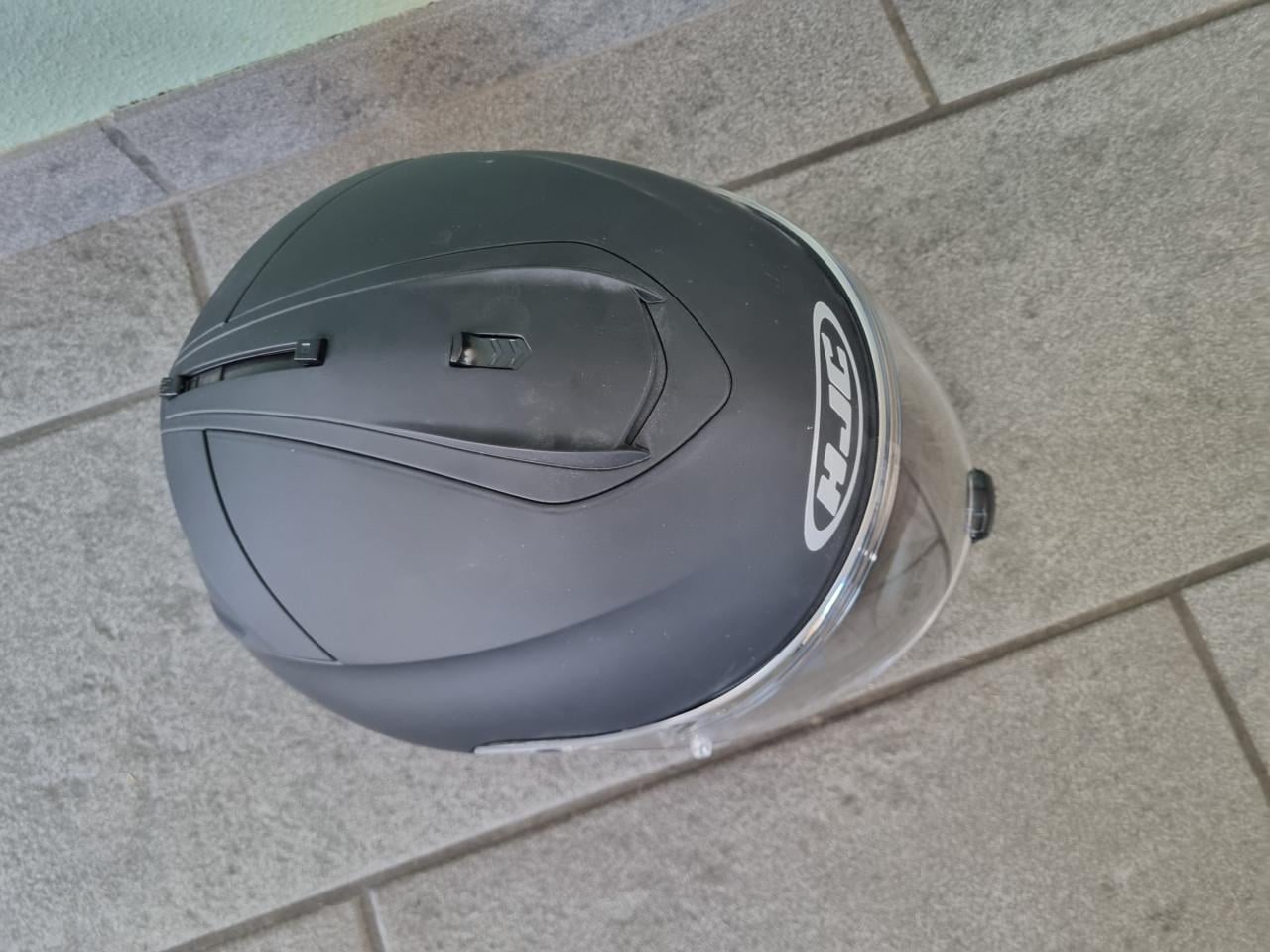 Motorhelm HJC matzwart M