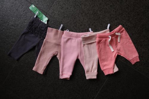 Babybroekjes, 5 stuks zonder voetjes in maatje 50