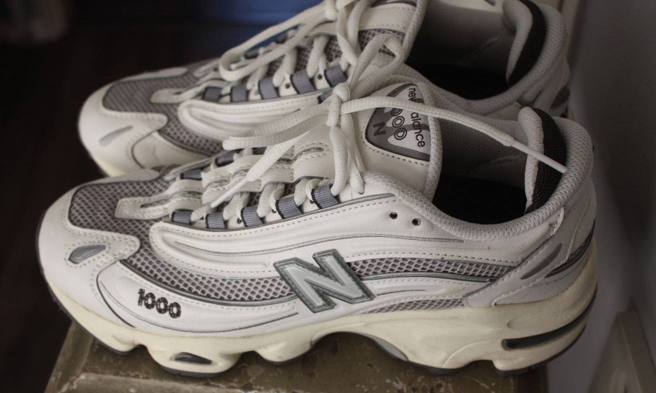 New balance 1000 White-Grey-Beigetan maat 38,5