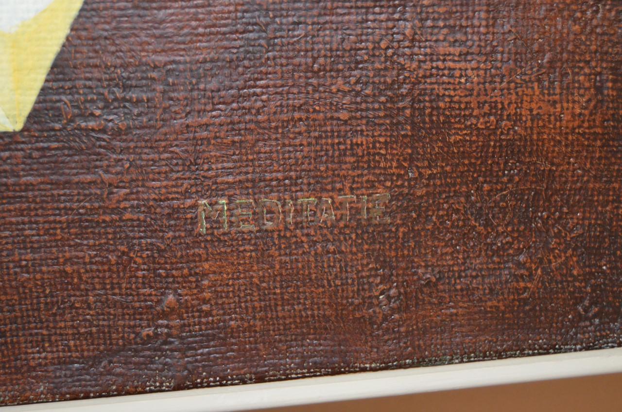 Anton Beijsens 'Meditatie' gesigneerd en gedateerd + boekje