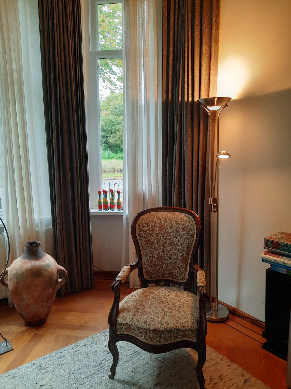 Antieke Voltaire fauteuil