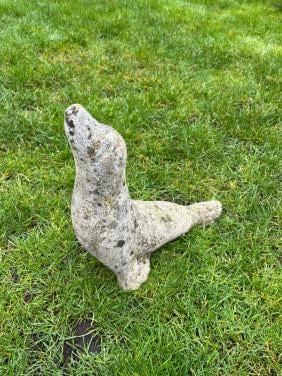 Zeehond tuindecoratie