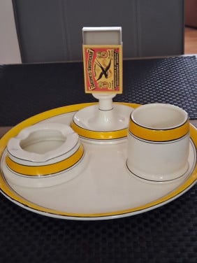 Art deco rookset porcelein