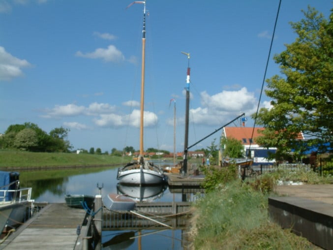 Water en wind  schilderijen olie verf  Jac Caljouw  Arnemuiden