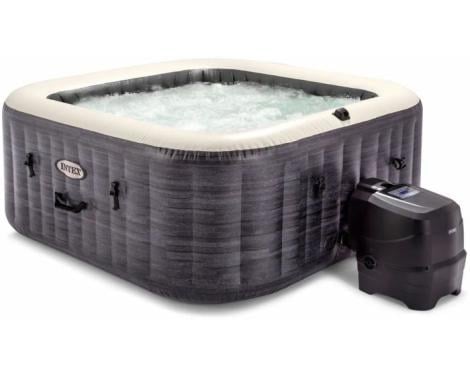 Intex PureSpa Bubble Greystone 6 pers compleet pakke