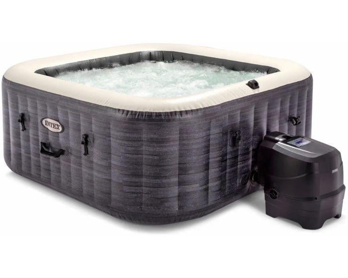 Intex PureSpa Bubble Greystone 6 pers compleet pakke