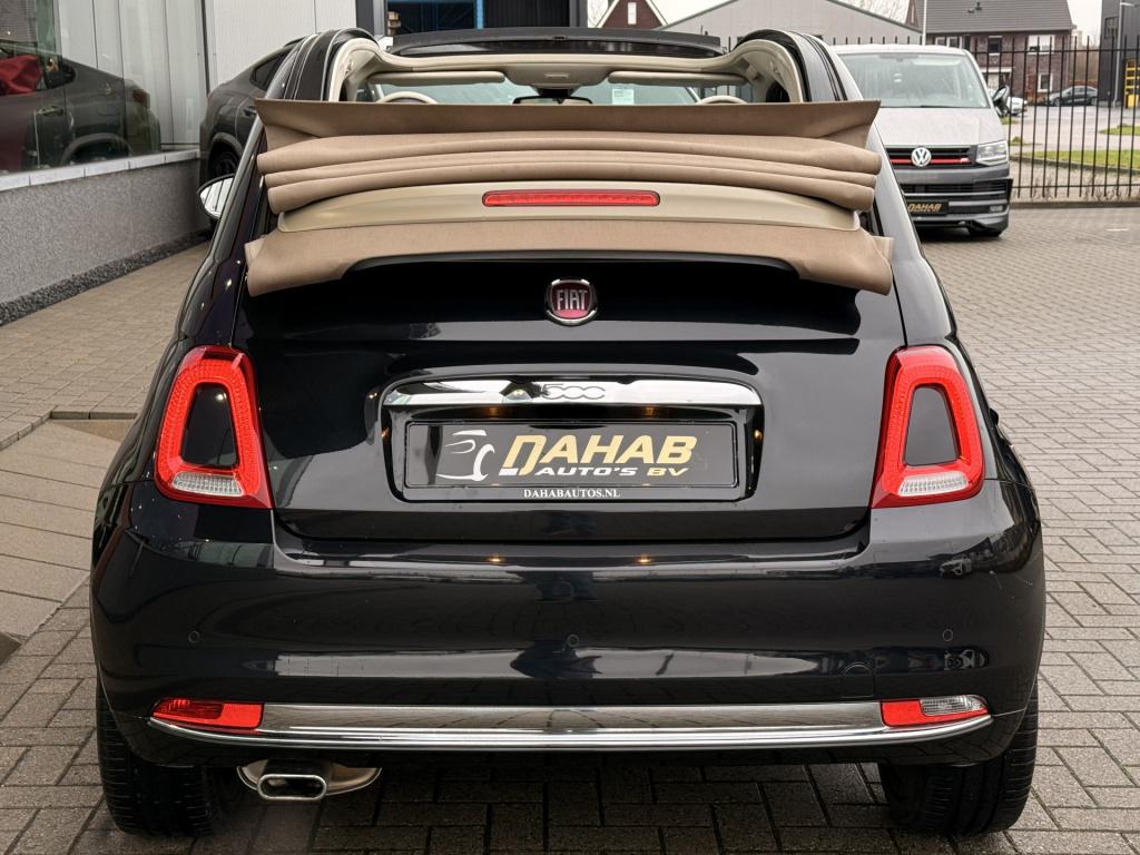 Fiat 500 cabrio lounge 1.2 | automaat | parkeersensoren | led | bluetooth |