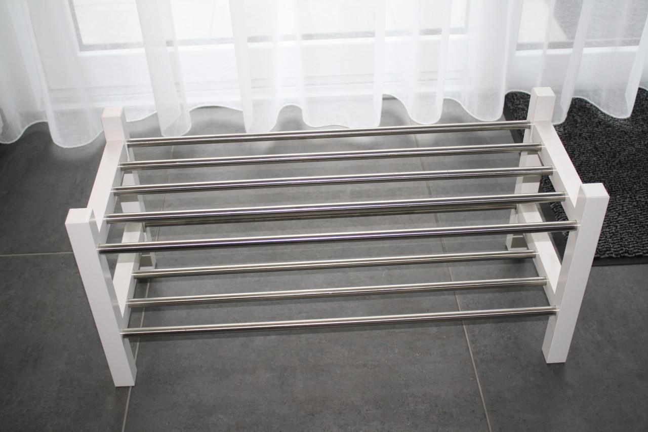 Te koop wit schoenenrek