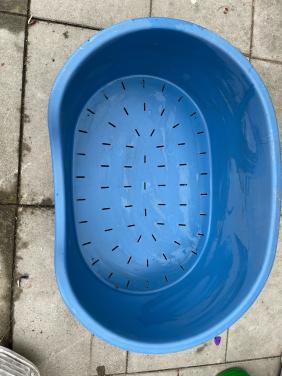 Plastic hondenmand