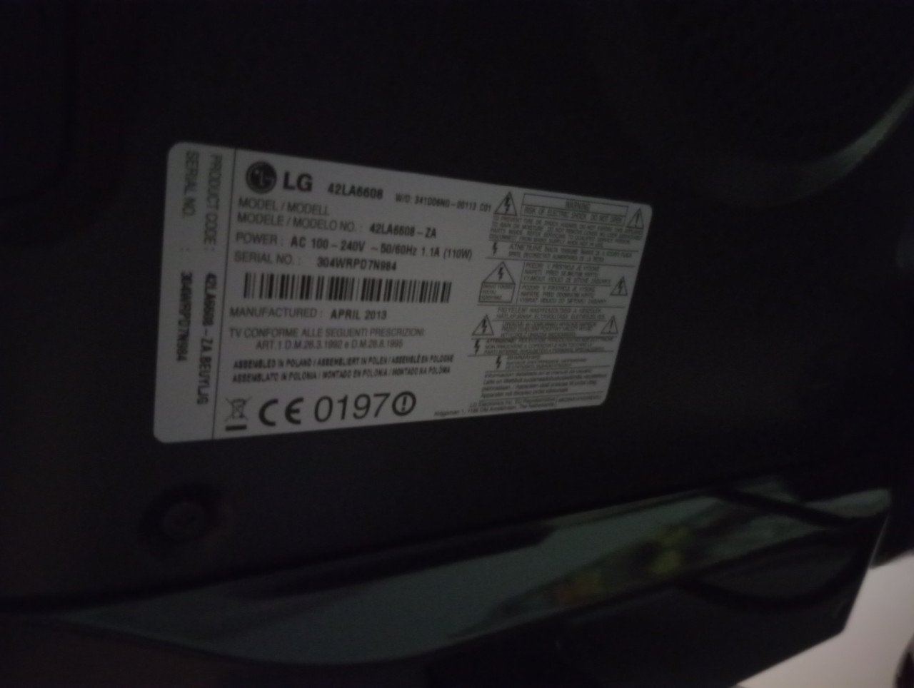 Lg televisie