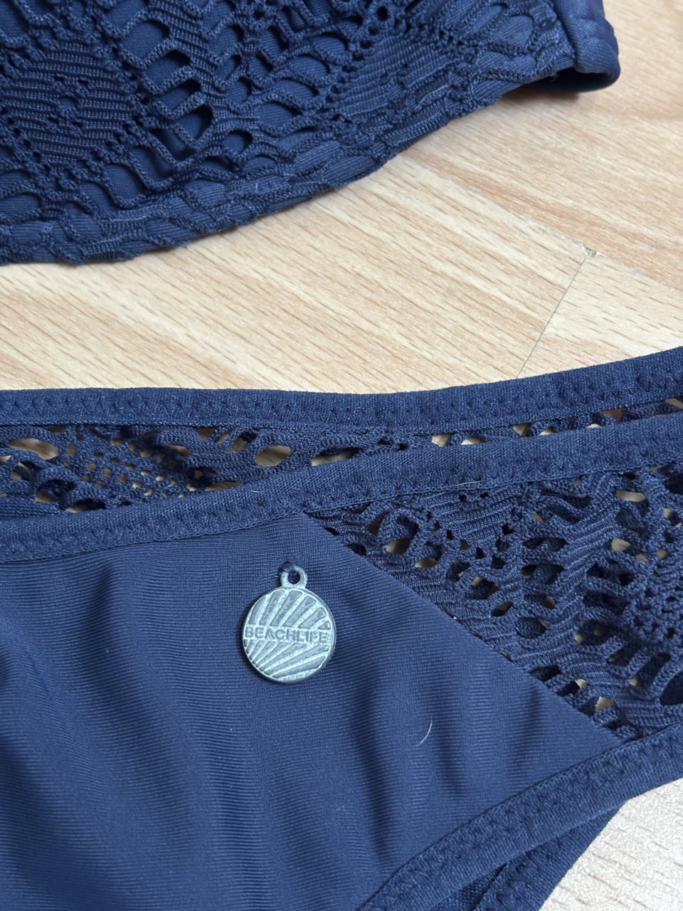 Beachlife donkerblauwe bikini 80C broekje 38/40