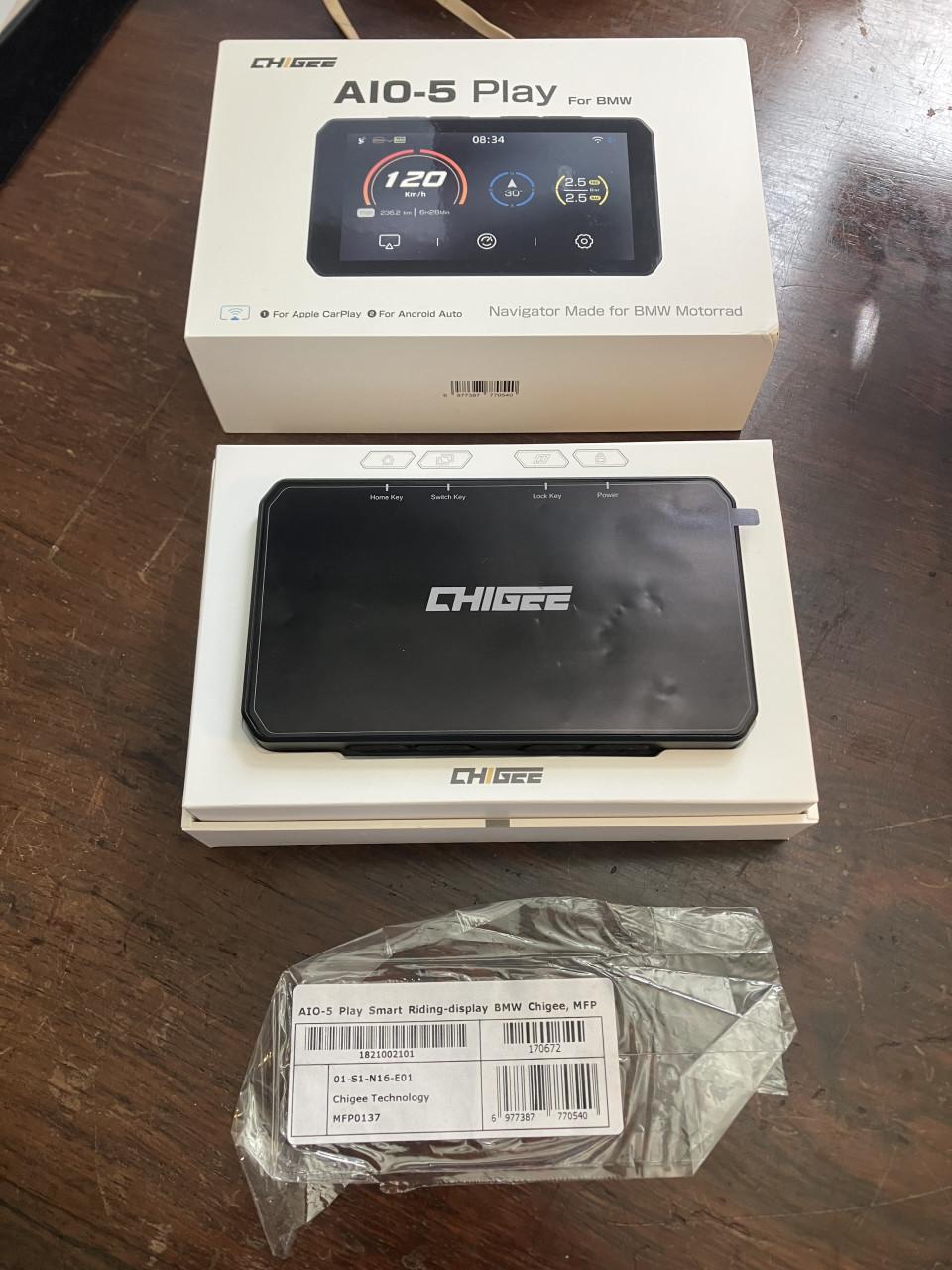 Chigee AIO-5 Play for BMW in nieuwstaat carplay en android auto +wonderwiel