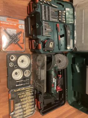 Parkside gereedschap boormachine slijp gatemboor