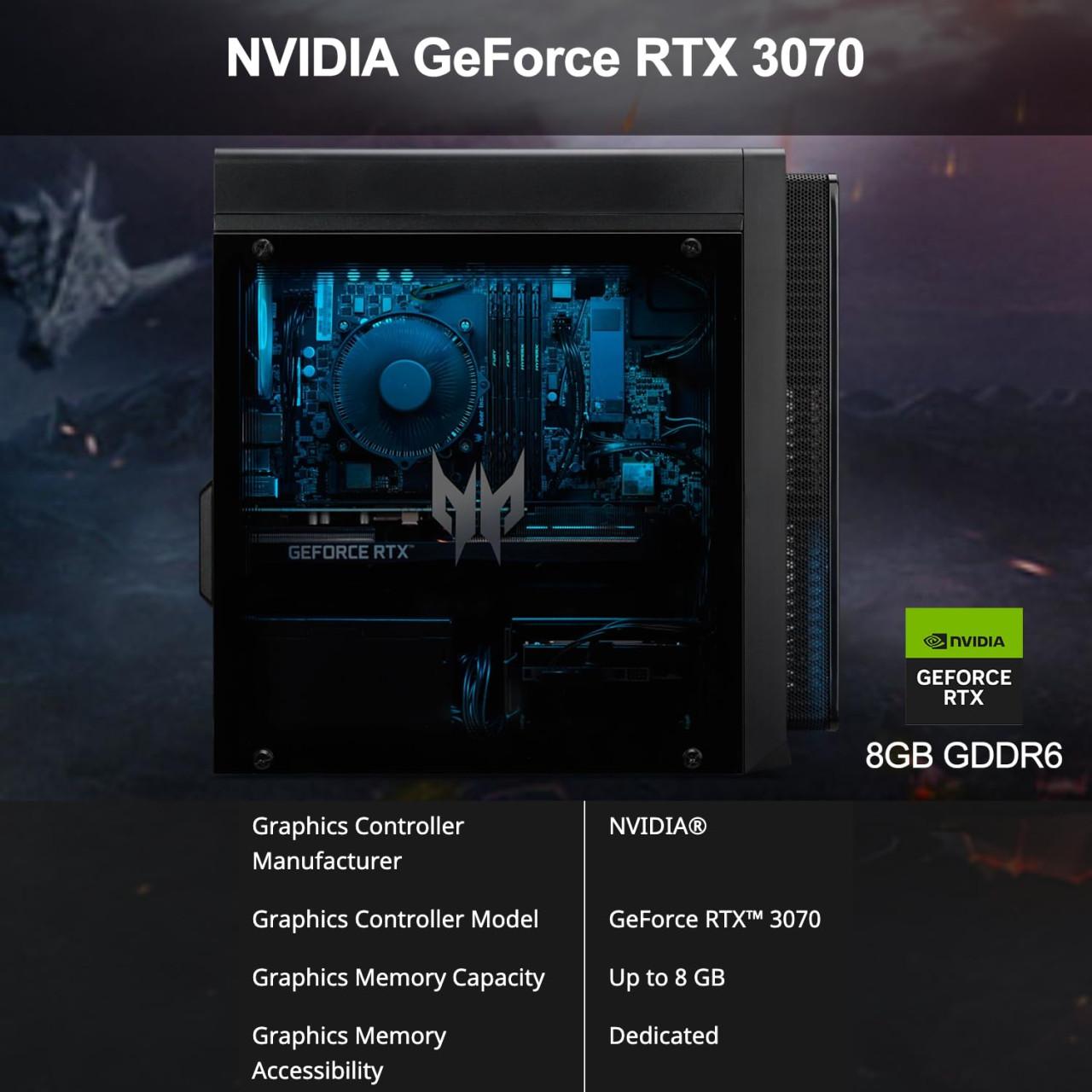 Gaming PC PREDATOR - I7 13700F - RTX 3070 - SSD - GARANTIE!!!!!