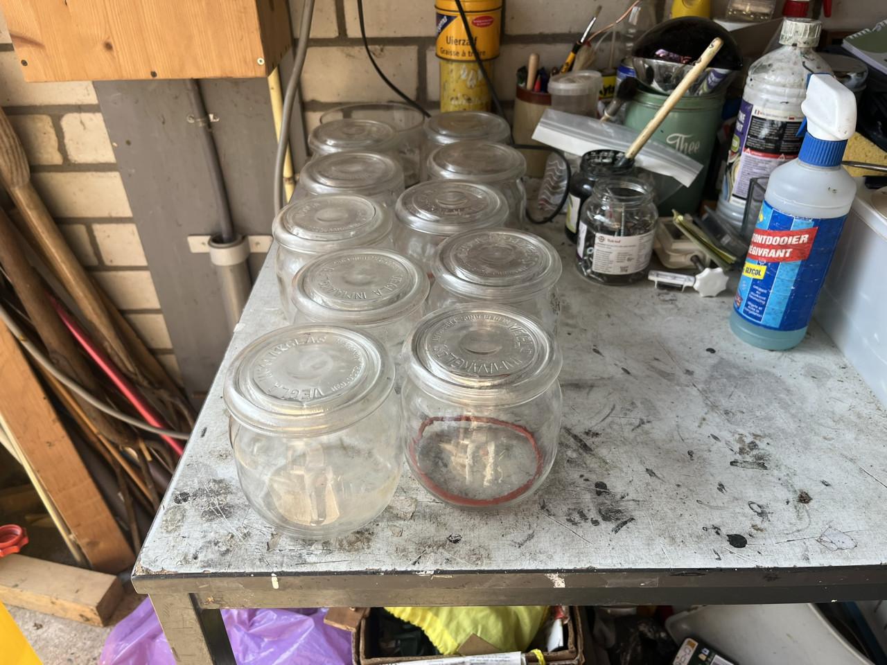 Weckpotten met deksel VEGLA 1/2, 3/4, 1 en 2 liter