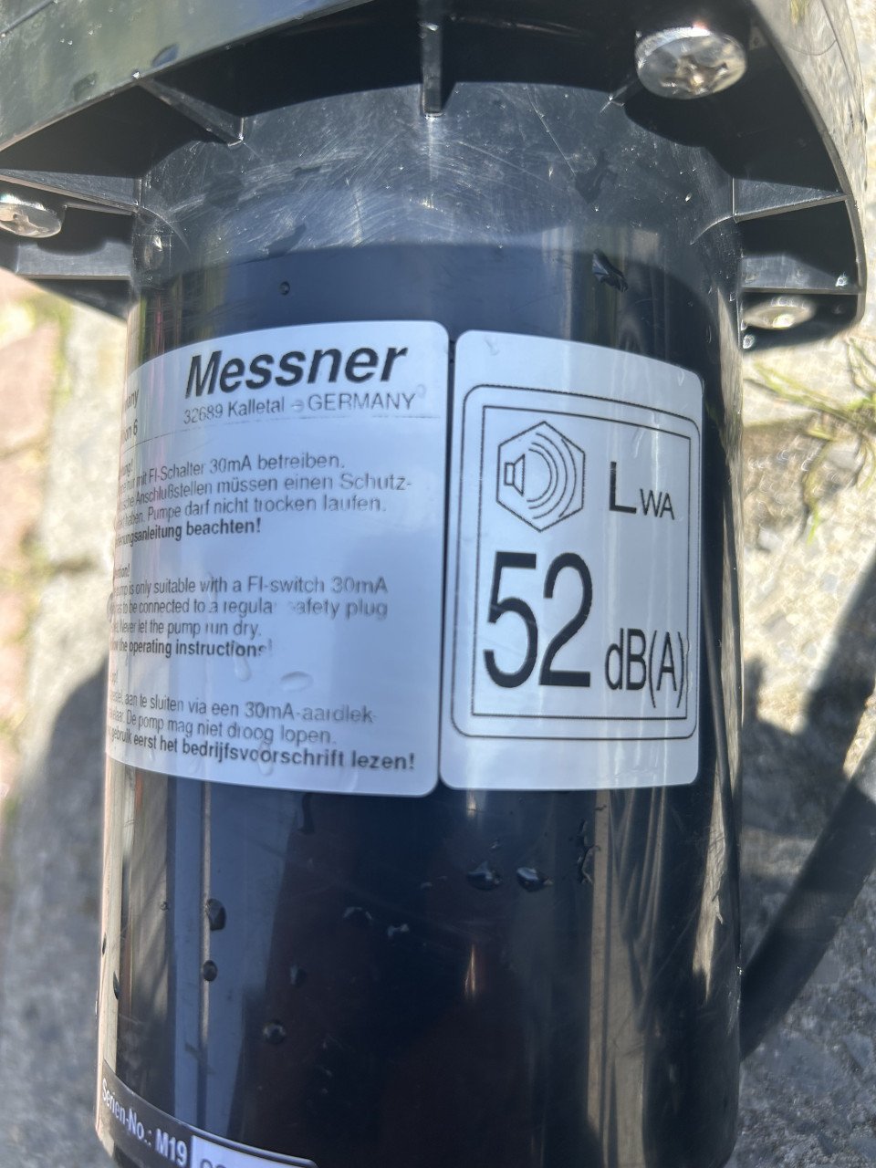 Te koop Messner eco TEC 2 13000 : edition 6 sterke en zuinige pomp
