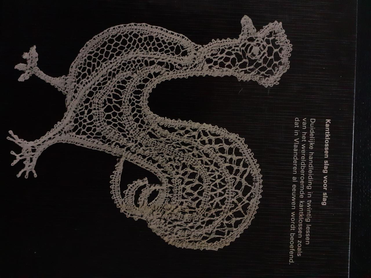 Kantkloskussen met klosjes en boek