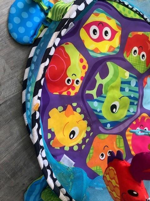 Fleurige ballenbak inclusief wat (speel)ballen, schildpad!