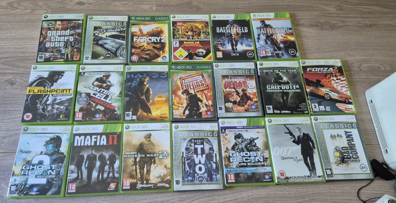 Xbox 360 met 20 games