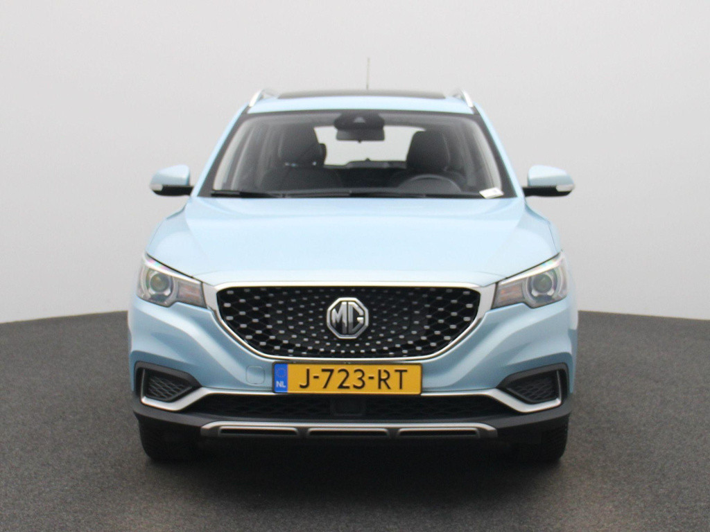 MG Zs-ev luxury 45 kwh | automaat | panoramadak | lederen bekleding | achte