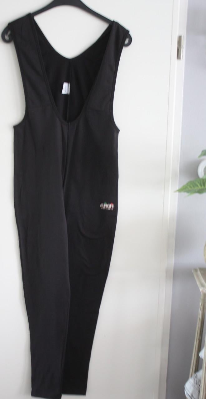 Zwart Wielerbroek lang (pak) maat l