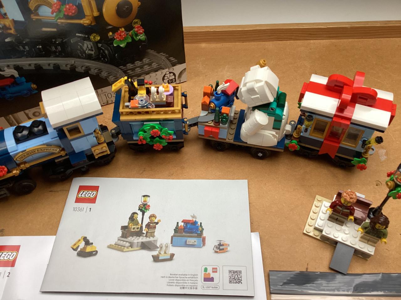 Lego Kerst Feesttrein 10361, 1x gebouwd, z.g.a.n.