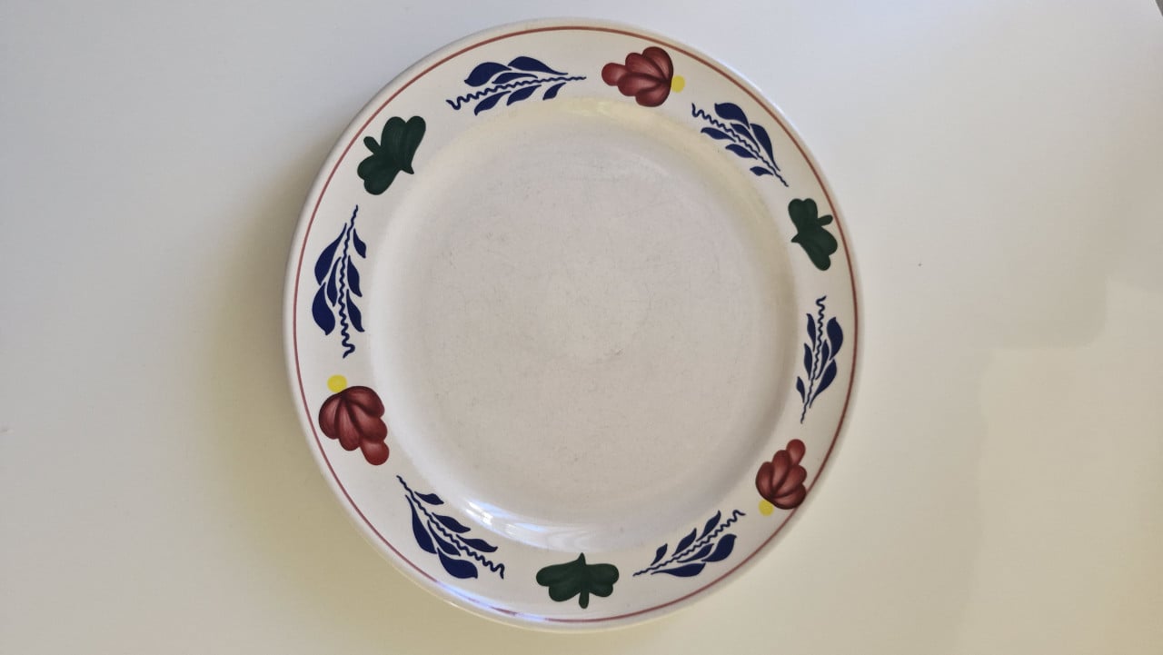 Servies boerenbont