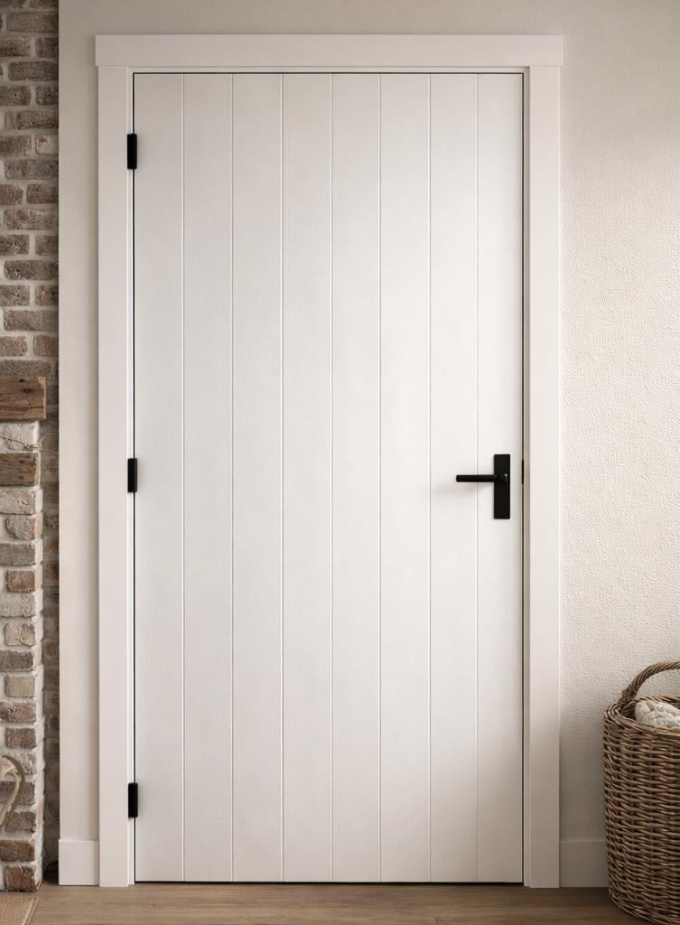 Opgeklampte landelijke binnendeuren op maat