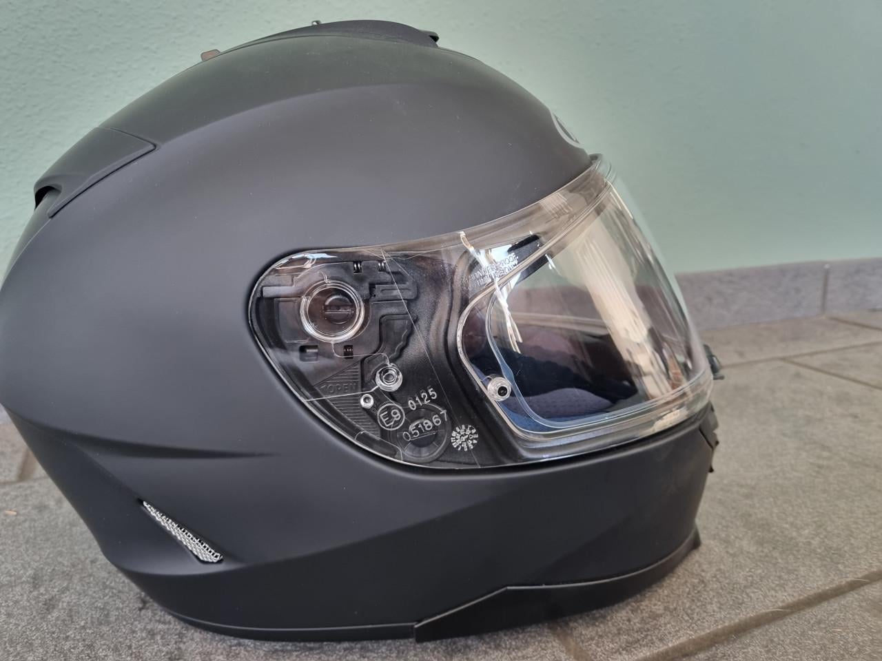 Motorhelm HJC matzwart M