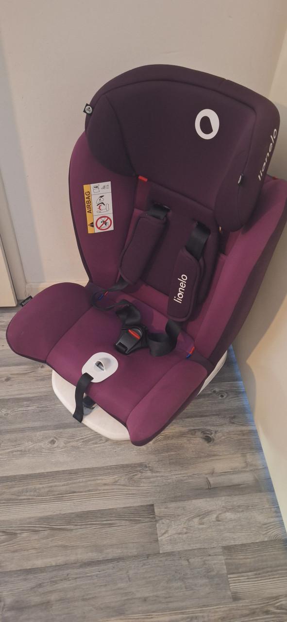 Paars/violet Lionelo Bastiaan autostoel met isofix